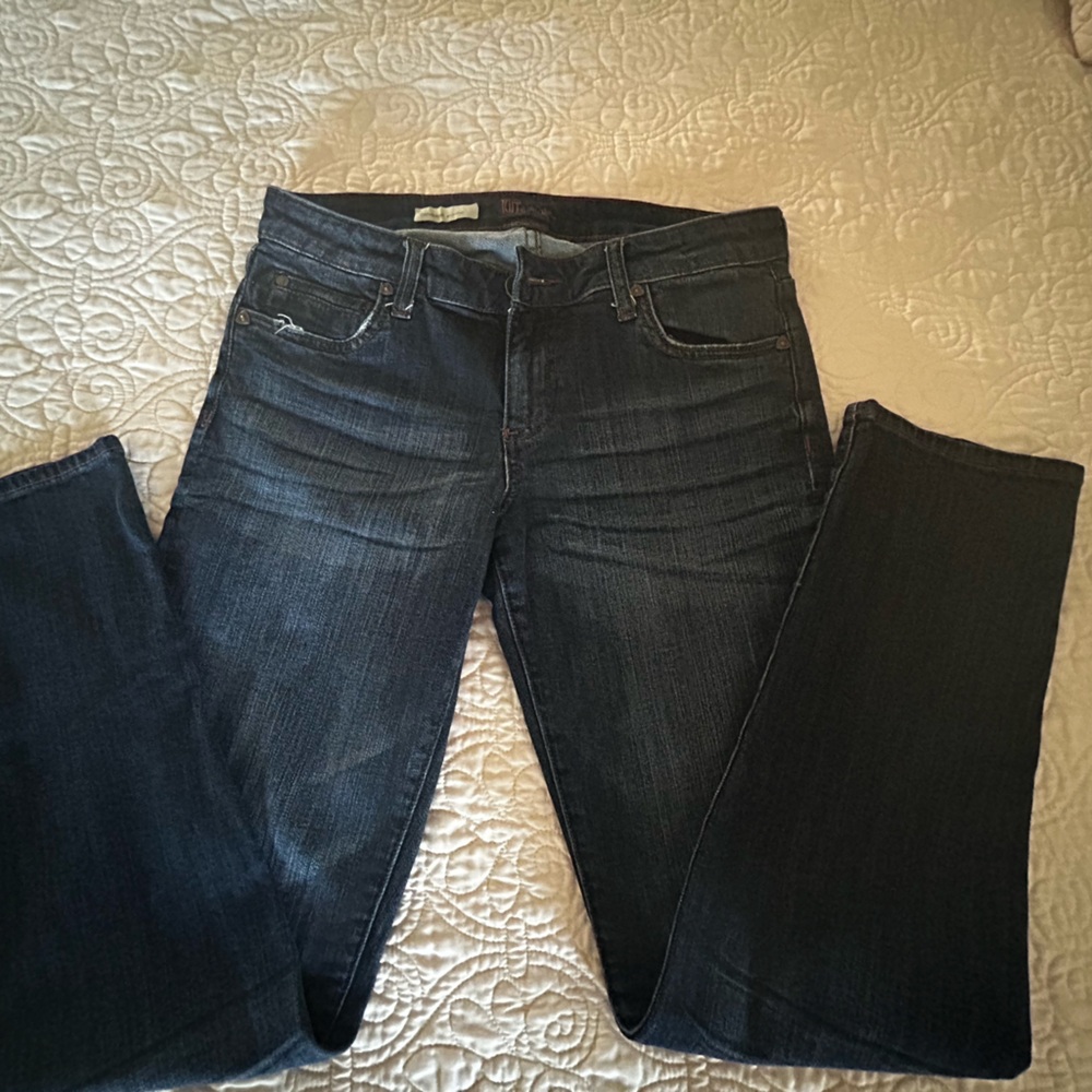 Kut from the Kloth Midnight Blue Cropped Jeans